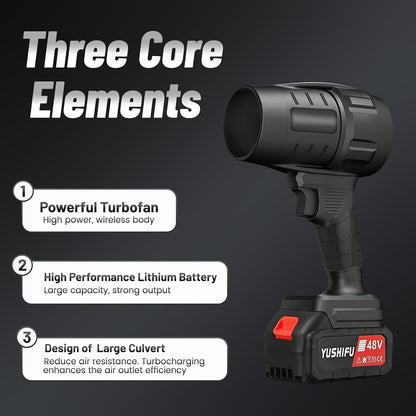 Car Dryer Air Blower - Portable Cordless Car Blower Dryer, High-Power Hand Held Turbo Car Air Dryer Blower
