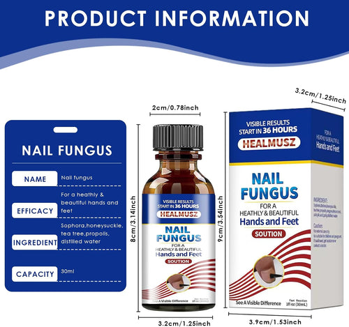 30Ml Nail Treatment,Nail Fungus Treatment for Toenail & Fingernails, Protects Thick, Broken and Discolored Nails