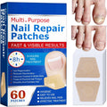 60Pcs Nail Repair Patches, Fungal Nail Treatments for Toenails Extra Strong, Ingrown Toenail & Keratin Nails Treatment Patches, anti Fungal Toenail Treatment, Restores Healthy Nails